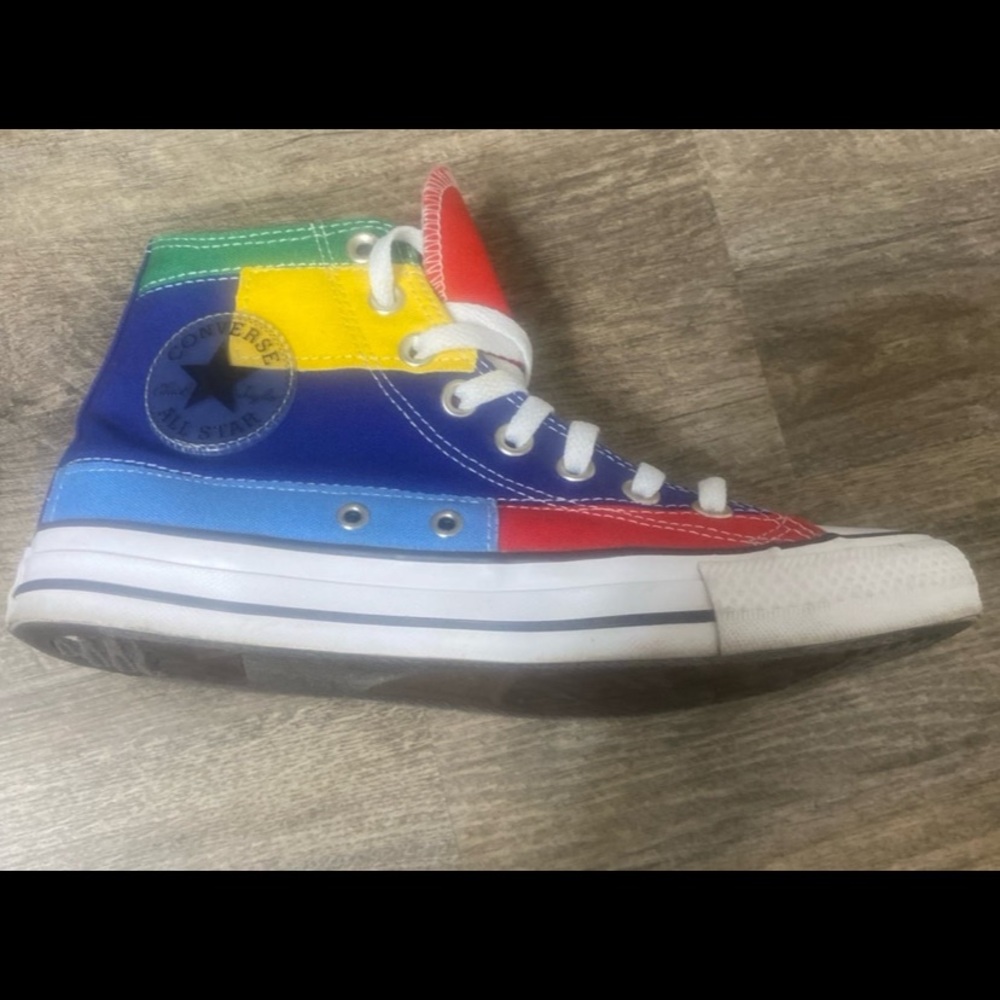 Converse Patchwork High Top Sneakers - image 4